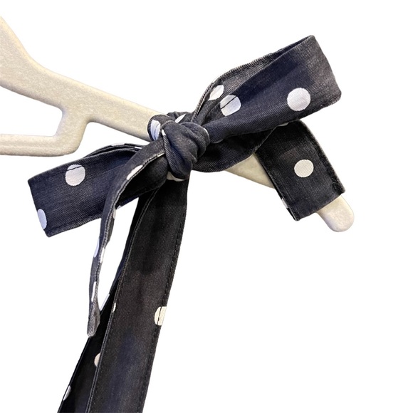 DL1961 Premium Denim’Dennet’ Tie-Straps Polka-Dot Cropped Tank | Size S - Picture 7 of 10